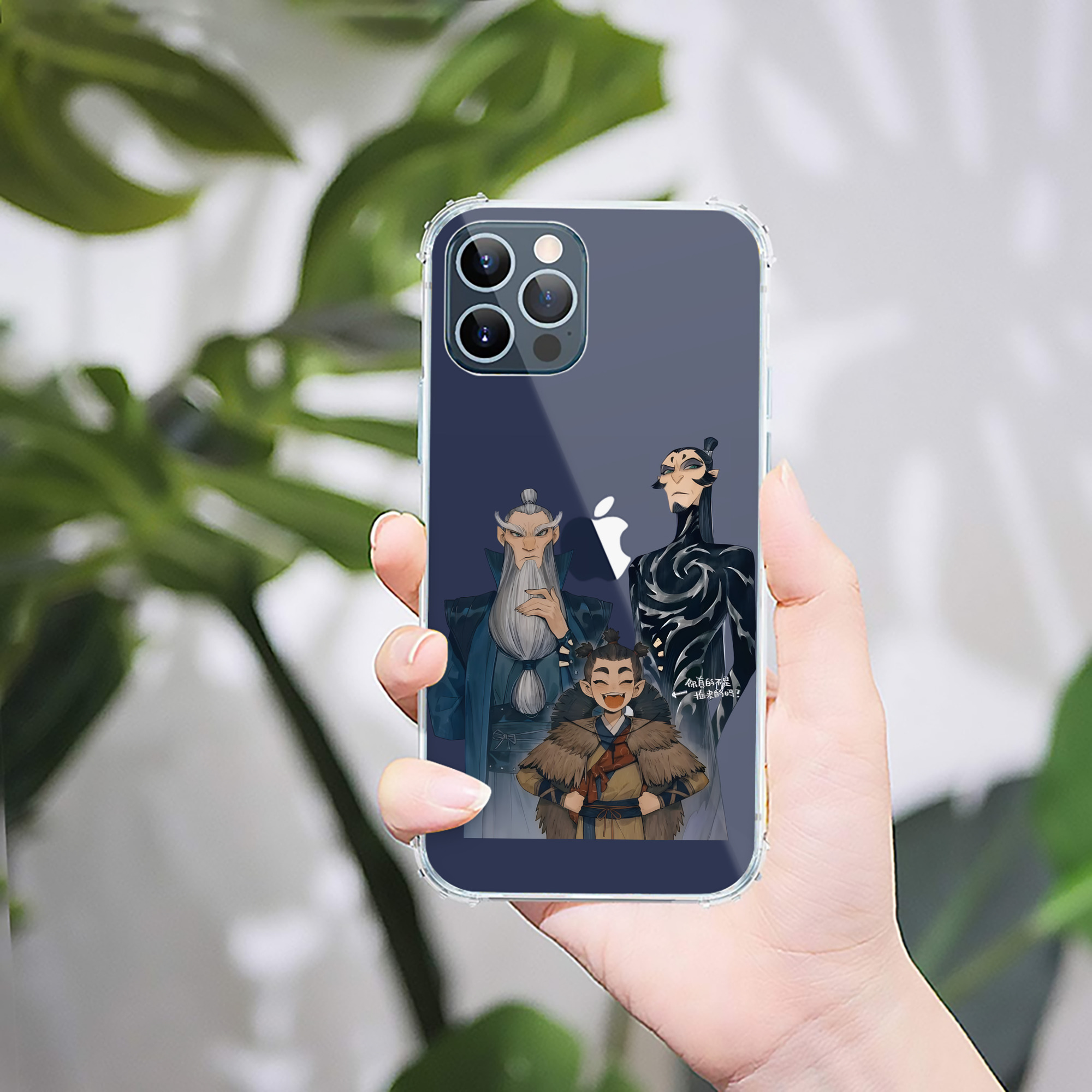 （画像用） Ne Zha 2 ナタ 魔童の大暴れ 【iPhone 12シリーズ対応】透明スマホケース（クリアソフトケース）